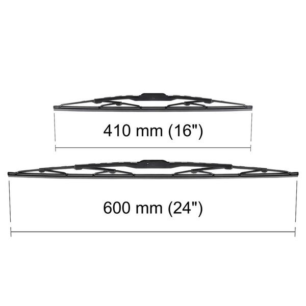 Spazzole tergicristallo anteriori compatibili con Toyota Avensis Verso Monovolume (05.2001-11.2009) - tergicristalli auto - lame tergilunotto - spazzole standard