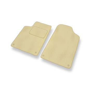 Premium tappetini auto in velluto compatibili con Peugeot 607 (1999-2010) - tappeti auto beige