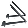 Portasci per barre portatutto - Ski rack M-7705 - nero - per 5 paia di sci o 4 tavole da snowboard
