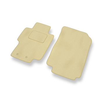 Premium tappetini auto in velluto compatibili con Honda Accord VII (2003-2007) - tappeti auto beige