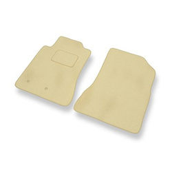Premium tappetini auto in velluto compatibili con Ford Mustang VI (2014-2023) - tappeti auto beige