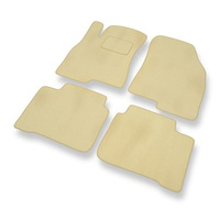 Premium tappetini auto in velluto compatibili con Kia Optima I (2000-2005) - tappeti auto beige