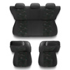 Coprisedili compatibili con Mazda 6 I, II, III (2002-2019) - fodere sedili universali - set coprisedili auto - UNE-GR