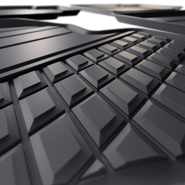 Tappetini Auto in TPE compatibili con Toyota Camry IX Berlina (2018-....) - tappeti auto neri