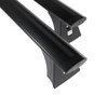 Barre portatutto in alluminio compatibili con Toyota RAV4 V SUV (2019-....) - corrimano integrati - portapacchi auto colore nero - portabagagli barre da tetto