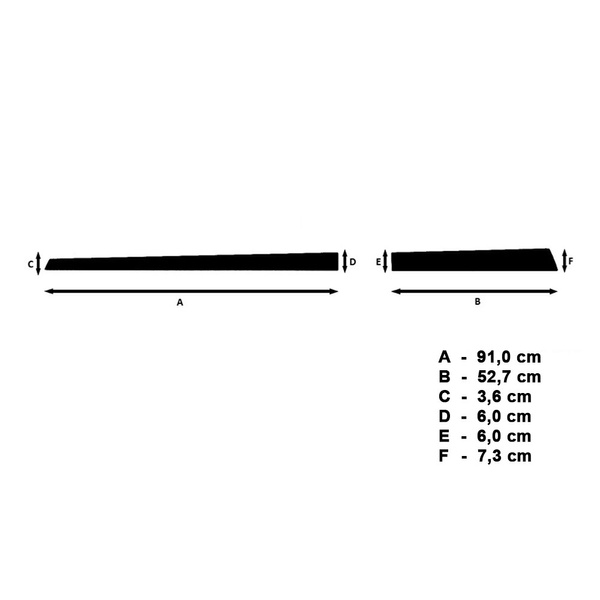 Protezioni nere laterali per auto Suzuki Ignis SUV (2017-....)