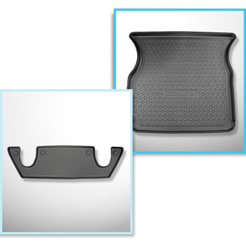 Completo di tappetini e tappetino per bagagliaio TPE per: Tesla Model X 10.2016-