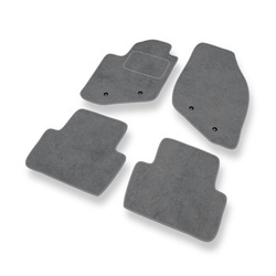 Premium tappetini auto in velluto compatibili con Volvo XC70 I (2000-2007) - tappeti auto grigio