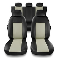 Coprisedili compatibili con Alfa Romeo 145 (1994-2000) - fodere sedili universali - set coprisedili auto - CM-BE