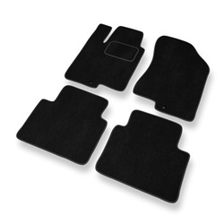 Premium tappetini auto in velluto compatibili con Kia Optima II (2005-2010) - tappeti auto nero
