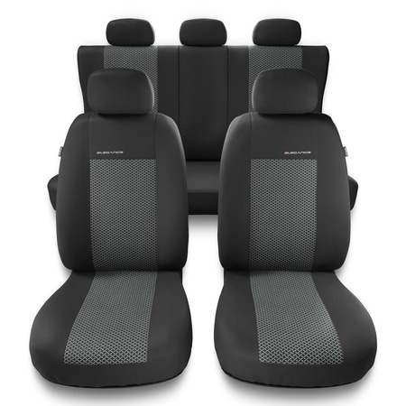 Coprisedili compatibili con Renault Thalia I, II (2001-2012) - fodere sedili universali - set coprisedili auto - UNE-2