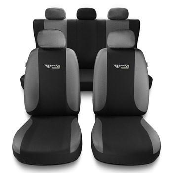 Coprisedili compatibili con Seat Ibiza I, II, III, IV, V (1984-2019) - fodere sedili universali - set coprisedili auto - TG-S