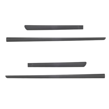 Protezioni nere laterali per auto Nissan Tiida Berlina (2004-2010)