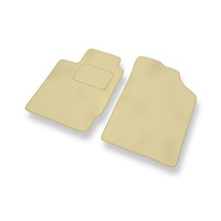 Premium tappetini auto in velluto compatibili con Renault Thalia I (2001-2008) - tappeti auto beige
