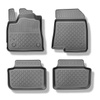Tappetini Auto in TPE compatibili con Dacia Logan III Berlina (01.2021-....) - tappeti auto neri