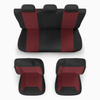 Coprisedili compatibili con Alfa Romeo 166 I, II, III (1998-2007) - fodere sedili universali - set coprisedili auto - RYL-RD