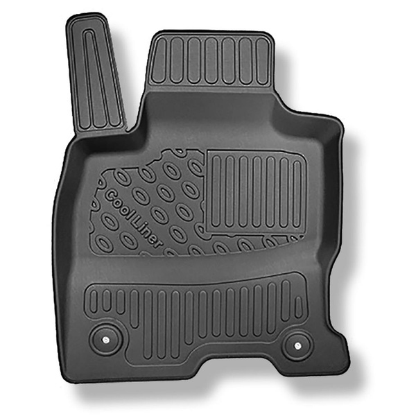 Completo di tappetini e tappetino per bagagliaio TPE per: Ford Kuga III 04.2020-.... (SUV) - con ruota di scorta temporanea o kit di riparazione; anche per versione ibrida