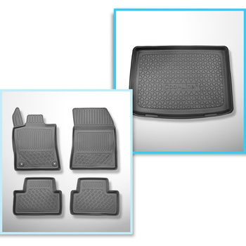 Completo di tappetini e tappetino per bagagliaio TPE per: Opel Astra L (VI) 01.2