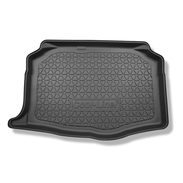 Vasca baule compatibile con Seat Ibiza V 6F Hatchback (06.2017-....) - vano inferiore; modelli senza piano di carico regolabile - tappetino per bagagliaio - tappeto bagagliaio per auto