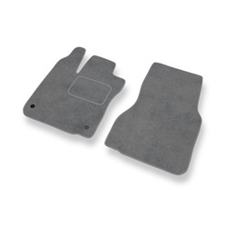 Premium tappetini auto in velluto compatibili con Smart Fortwo III (2014-2023) - tappeti auto grigio