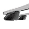 Barre portatutto in alluminio compatibili con Volvo V70 Station Wagon (2000-2016) - corrimano - portapacchi auto colore argento - portabagagli barre da tetto