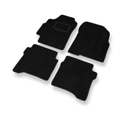 Premium tappetini auto in velluto compatibili con Nissan Primera III P12 (2002-2008) - tappeti auto nero