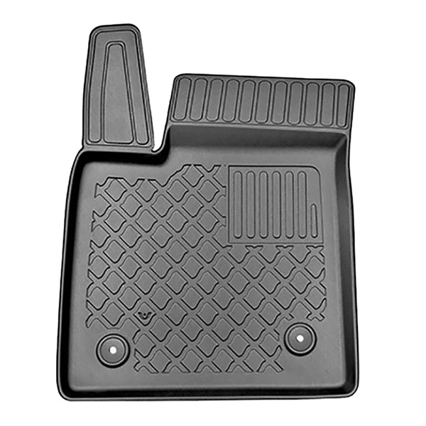 Tappetini Auto in TPE compatibili con Ford Focus IV Hatchback, Berlina, Station Wagon (09.2018-....) - anche per la versione ibrida - tappeti auto neri