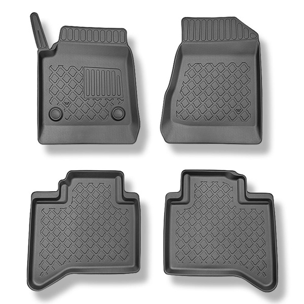 Tappetini Auto in TPE compatibili con Maxus T60 MAX Pick-up (2025-....) - tappeti auto neri