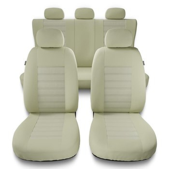 Coprisedili compatibili con Fiat Albea I, II (2002-2010) - fodere sedili universali - set coprisedili auto - MD-8