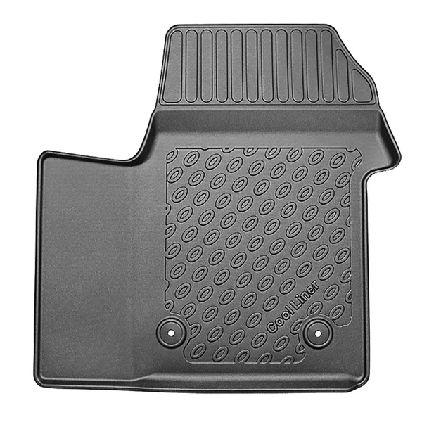 Tappetini Auto in TPE compatibili con Volkswagen Multivan T7 Van (10.2021-....) - anche per gli eHybrid PHEV; interasse corta (L1) oppure lunga (L2) - tappeti auto neri