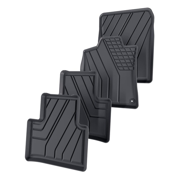 Tappetini Auto in TPE compatibili con DS 4 Hatchback (11.2021-....) - tappeti auto neri