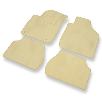 Premium tappetini auto in velluto compatibili con Kia Rio I (2000-2005) - tappeti auto beige