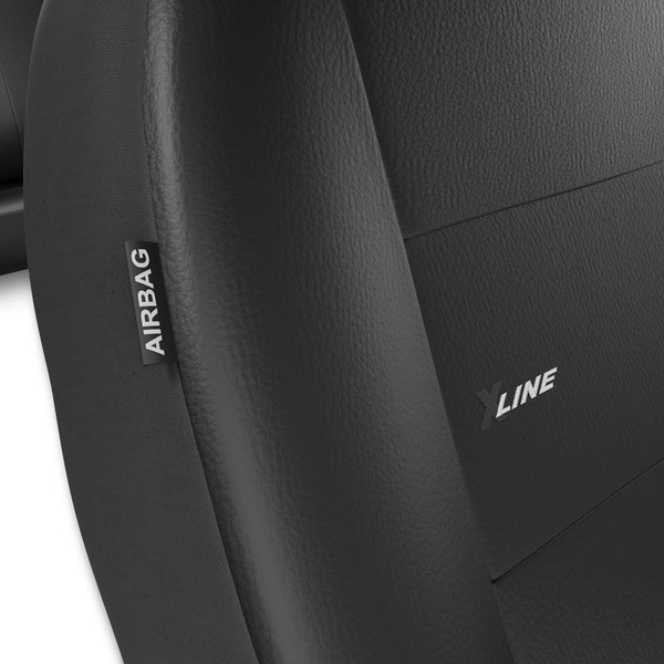 Coprisedili anteriori compatibili con Dacia Logan I, II, III (2004-....) - fodere sedili universali - set coprisedili auto - 2XL-B