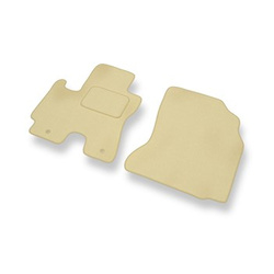 Premium tappetini auto in velluto compatibili con Toyota RAV4 II SUV (2000-2005) - tappeti auto beige