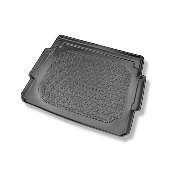Completo di tappetini e tappetino per bagagliaio TPE PREMIUM per: Citroen C5 Aircross 02.2019-.... (SUV) - vano superiore (piano di carico piatto); piano di carico regolabile in posizione più alta; non per versione Plug-in ibrida