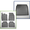 Completo di tappetini e tappetino per bagagliaio TPE per: Peugeot 408 10.2022-.... (SUV) - non per versione Plug-in ibrida