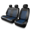 Coprisedili compatibili con Mercedes-Benz Viano (2004-2014) - fodere sedili universali - set coprisedili auto - BC-BL