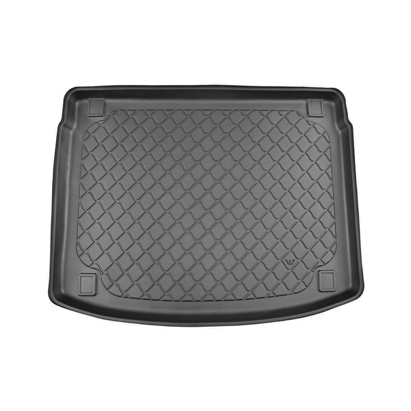 Vasca baule compatibile con Kia XCeed Crossover (09.2019-....) - bagagliaio superiore (pavimento doppio del bagagliaio nella posizione superiore); senza e con altoparlante; non per versione Plug-in Hybrid e Mild Hybrid - tappetino per bagagliaio - tappeto