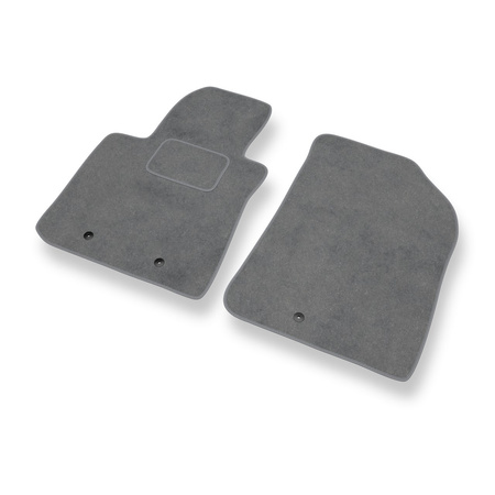 Premium tappetini auto in velluto compatibili con Hyundai i10 II (2012-2019) - tappeti auto grigio