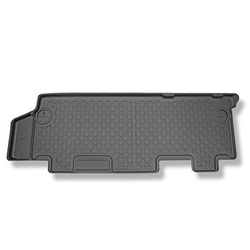 Tappetini Auto in TPE compatibili con Volkswagen Caravelle T5, T6, T6.1 Van (2003-2024) - seconda fila - tappeti auto neri