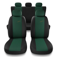 Coprisedili compatibili con Citroen C5 I, II (2000-2017) - fodere sedili universali - set coprisedili auto - X.R-GR