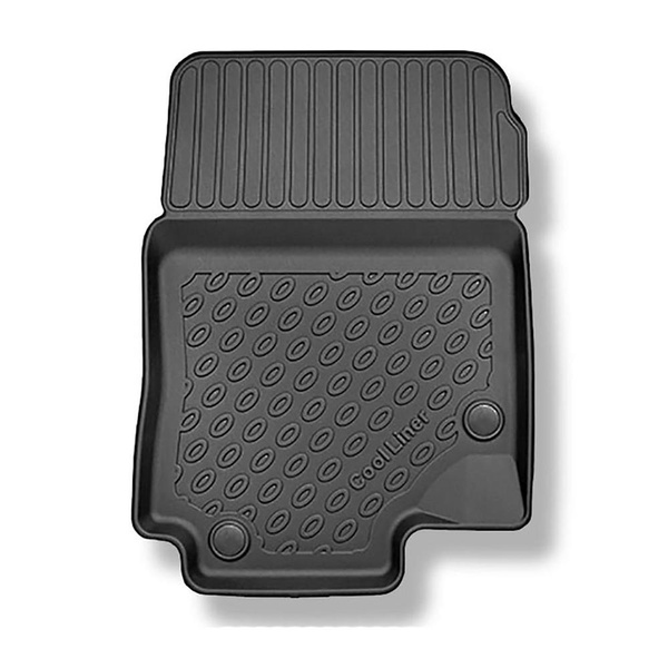 Completo di tappetini e tappetino per bagagliaio TPE per: Mercedes-Benz GLE V167 11.2018-.... (SUV) - 5/7 posti; terza fila abbassata; anche Plug-in Hybrid; sedile posteriore non mobile