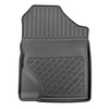 Completo di tappetini e tappetino per bagagliaio TPE PREMIUM per: Toyota Yaris III 09.2011-08.2020 (Hatchback) - bagagliaio inferiore