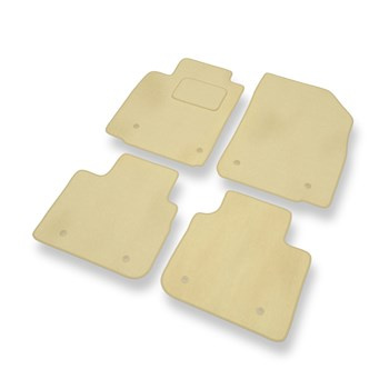 Premium tappetini auto in velluto compatibili con Lexus LS IV XF40 (2006-2010) - tappeti auto beige