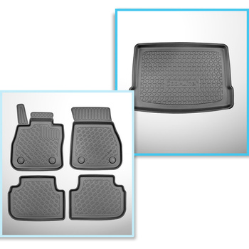 Completo di tappetini e tappetino per bagagliaio TPE per: BMW 1 F40 09.2019-06.2