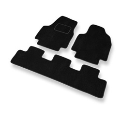 Premium tappetini auto in velluto compatibili con Peugeot Expert I (1995-2007) - tappeti auto nero