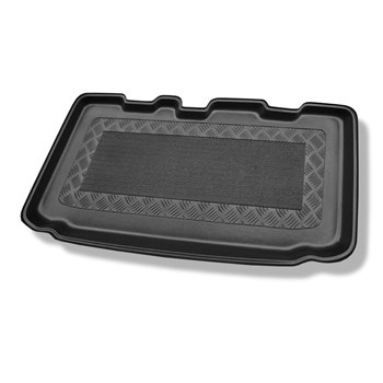 Vasca baule compatibile con Peugeot 1007 Monovolume (2005-12.2009) - tappetino per bagagliaio - tappeto bagagliaio per auto