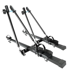 2x Portabici da tetto, Portabiciclette con barra in acciaio - 2xM-04