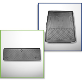 Completo di tappetini e tappetino per bagagliaio TPE per: Volkswagen Caddy V Max