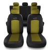 Coprisedili compatibili con Ford Fiesta MK5, MK6, MK7, MK8 (1999-2019) - fodere sedili universali - set coprisedili auto - S-Y